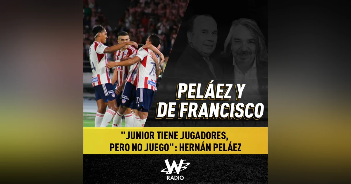 "Junior tiene jugadores, pero no juego": Hernán Peláez