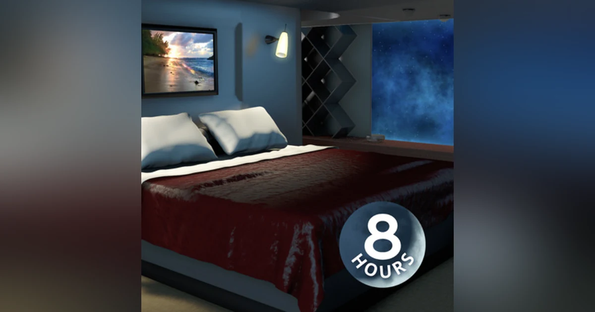 Spaceship Bedroom White Noise 8 Hours | Sleep, Study, Focus