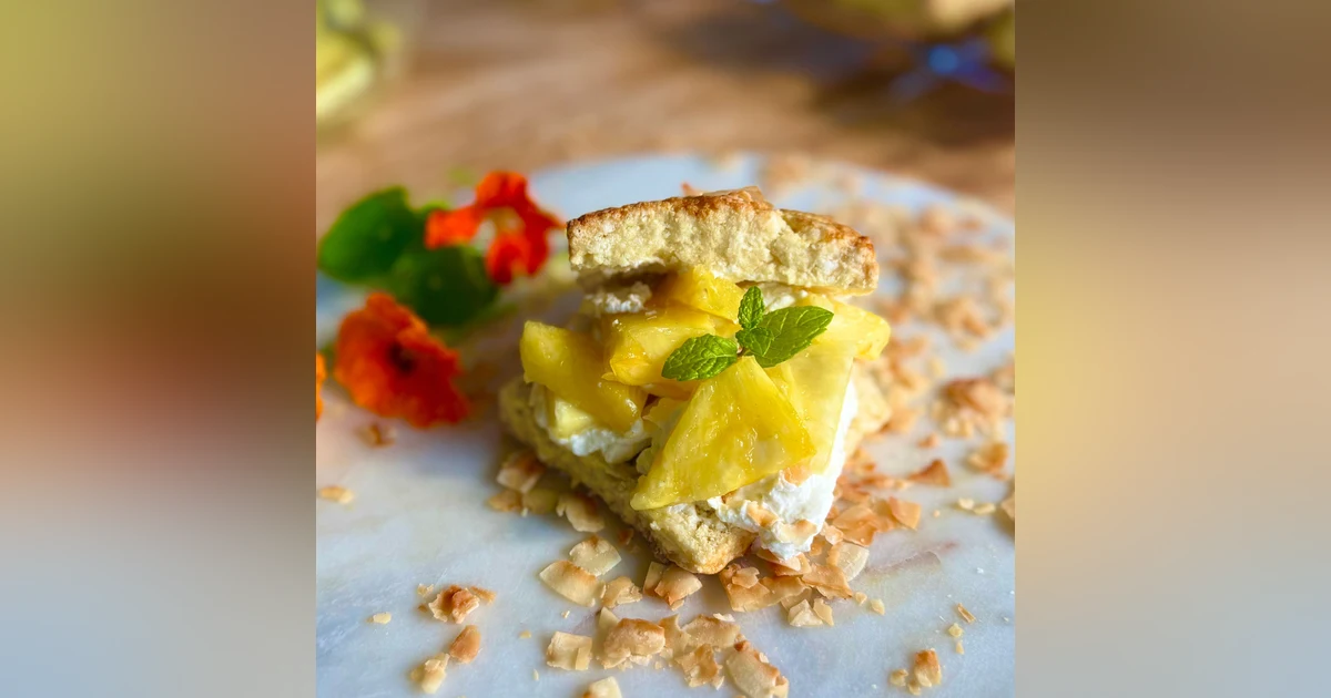 Gluten-Free Coconut Pineapple Shortcakes