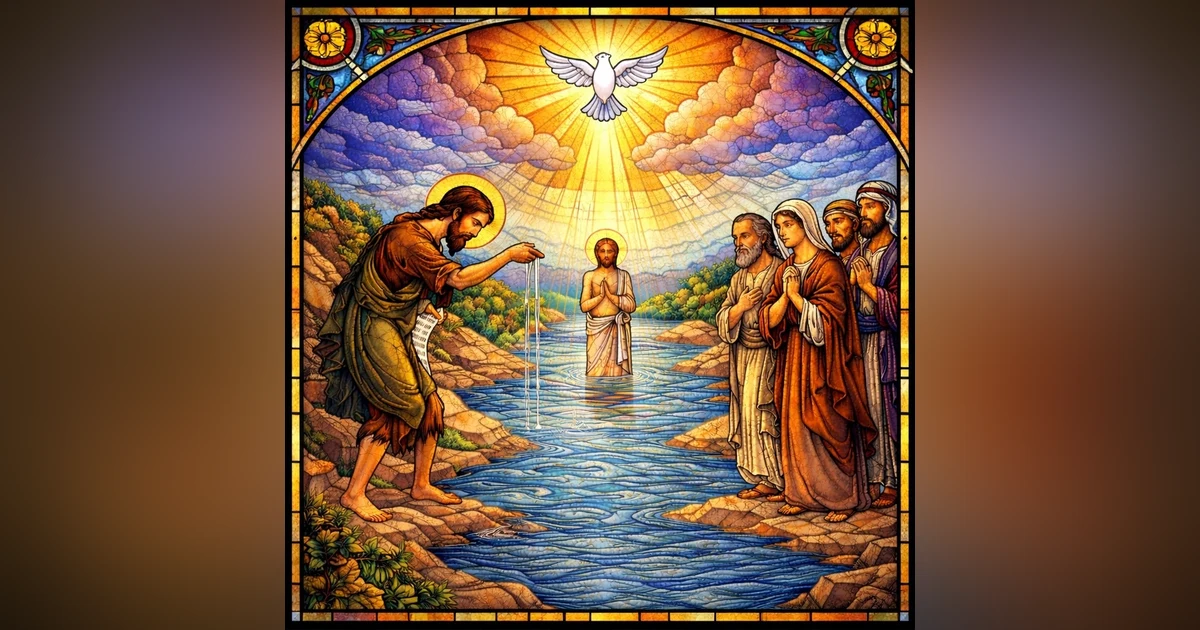 Baptism of Jesus & Your Baptism! A Catholic Bible Story for Family Prayer