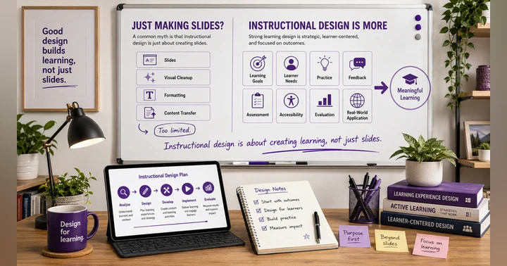 image for Instructional Design: More Than Just Making Slides