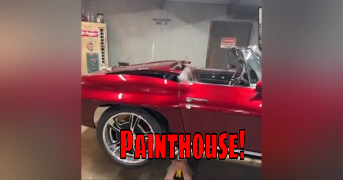 Painthouse is in the house talking about 2022 SEMA and the Viking Blood red Corvette.