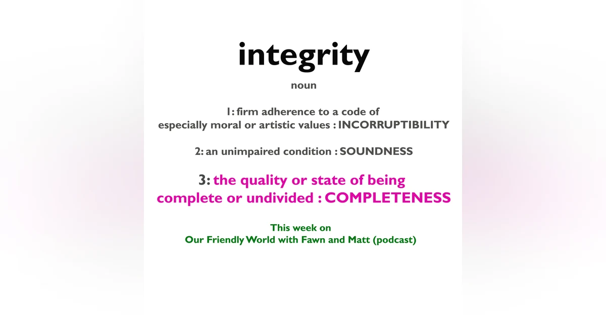 The Art of Integrity