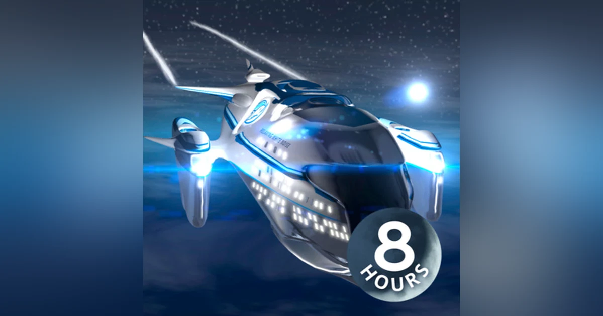 Space Plane White Noise 8 Hours | Sci Fi Ship Ambience for Relaxation, Studying or Sleeping