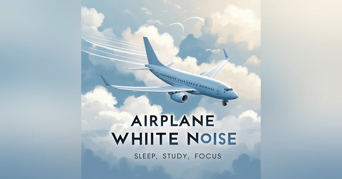 Airplane White Noise  | Sleep, Study, Focus | 8 Hour Plane Sound