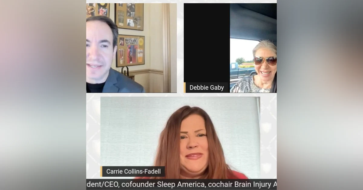 Debbie Gaby, cofounder Sleep America, Carrie Collins CEO Brain Injury Alliance