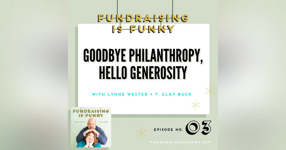 Goodbye philanthropy, Hello generosity 🎉