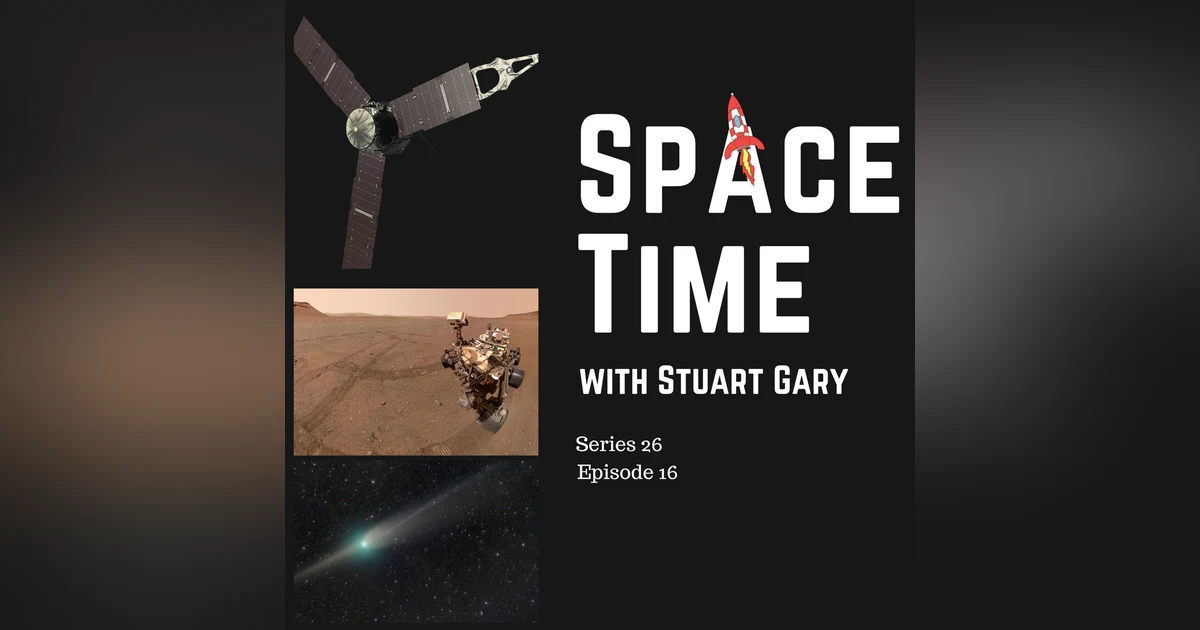 S26E16: Juno Team Assessing Spacecraft Camera Issue // Mars Sample Depot Completed // Green Comet’s Extra Tail