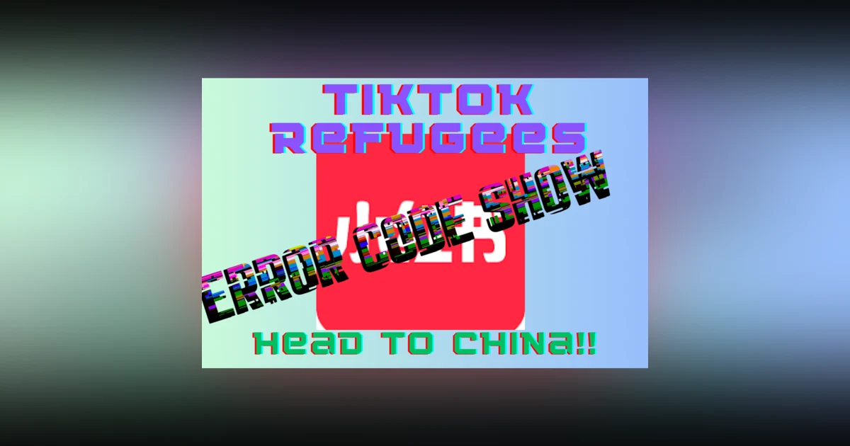 Tiktok Ban and everyone heading to China!