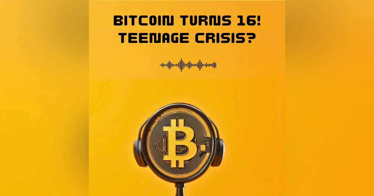 #30. BITCOIN TURNS 16! TEENAGE CRISIS?