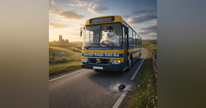 image for The Sheep on the Bus: The Durham Wasps’ Funniest Road Trip Ever