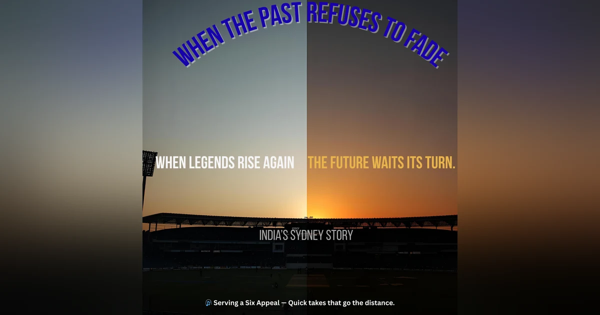 When the Past Refuses to Fade: India’s Sydney Story