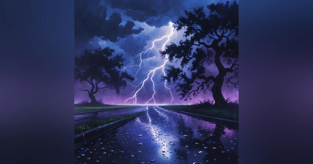 RAIN WITH THUNDER AMBIENCE | Calm Rainstorm for Deep Relaxation