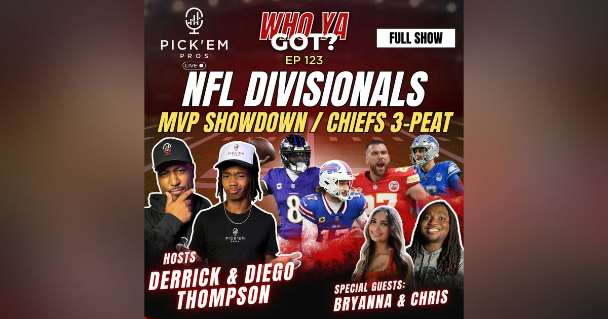 🏈 NFL Divisionals: Lamar vs Josh, Chiefs 3 Peat Quest, Lions Unbeatable, Rams Sleeper 🏈🔥