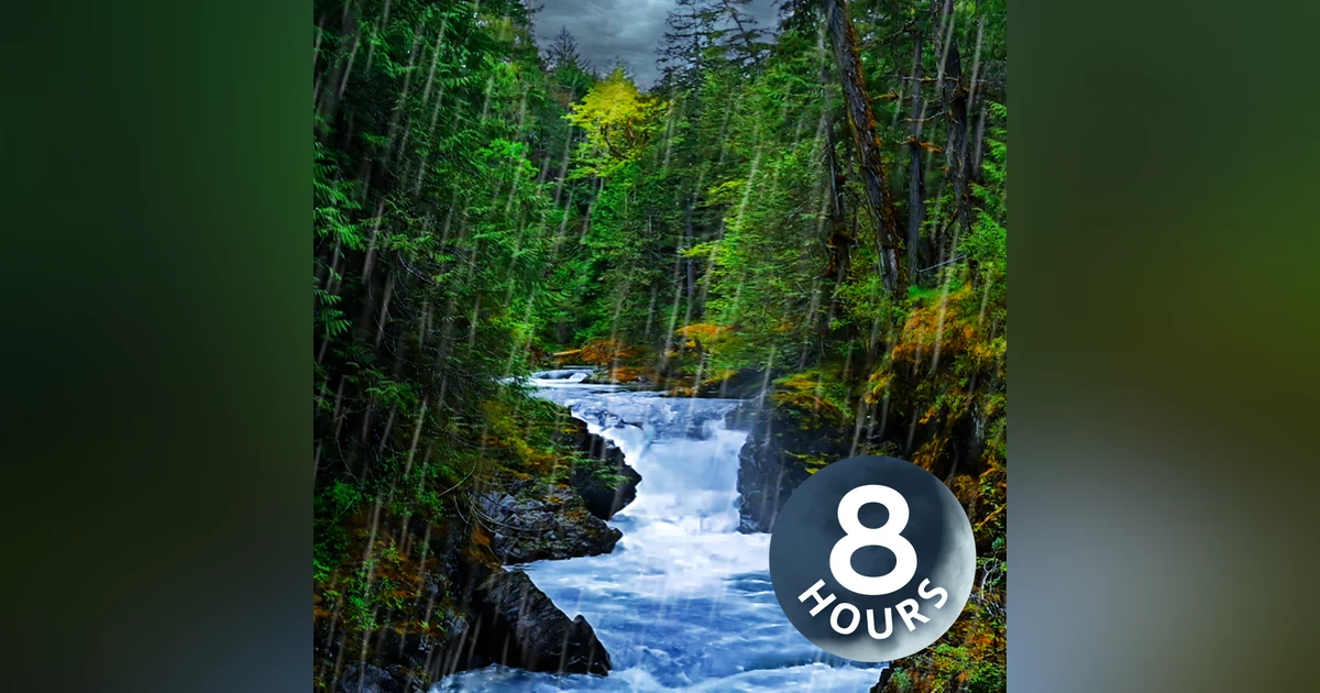 Soothing Rainstorm + Water White Noise | Sleep to Rain and Water Sounds