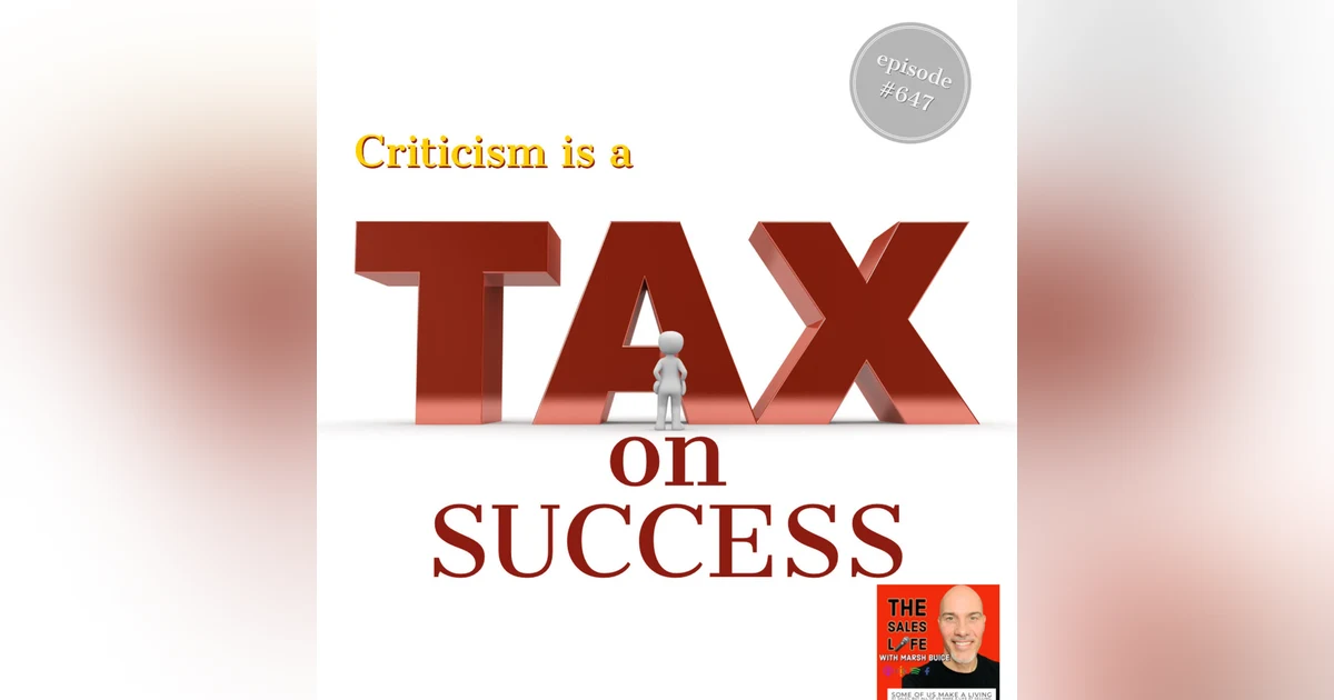 "Criticism is the tax you pay on success." Change your relationship with success. Featuring NBA Champion Chris Bosh