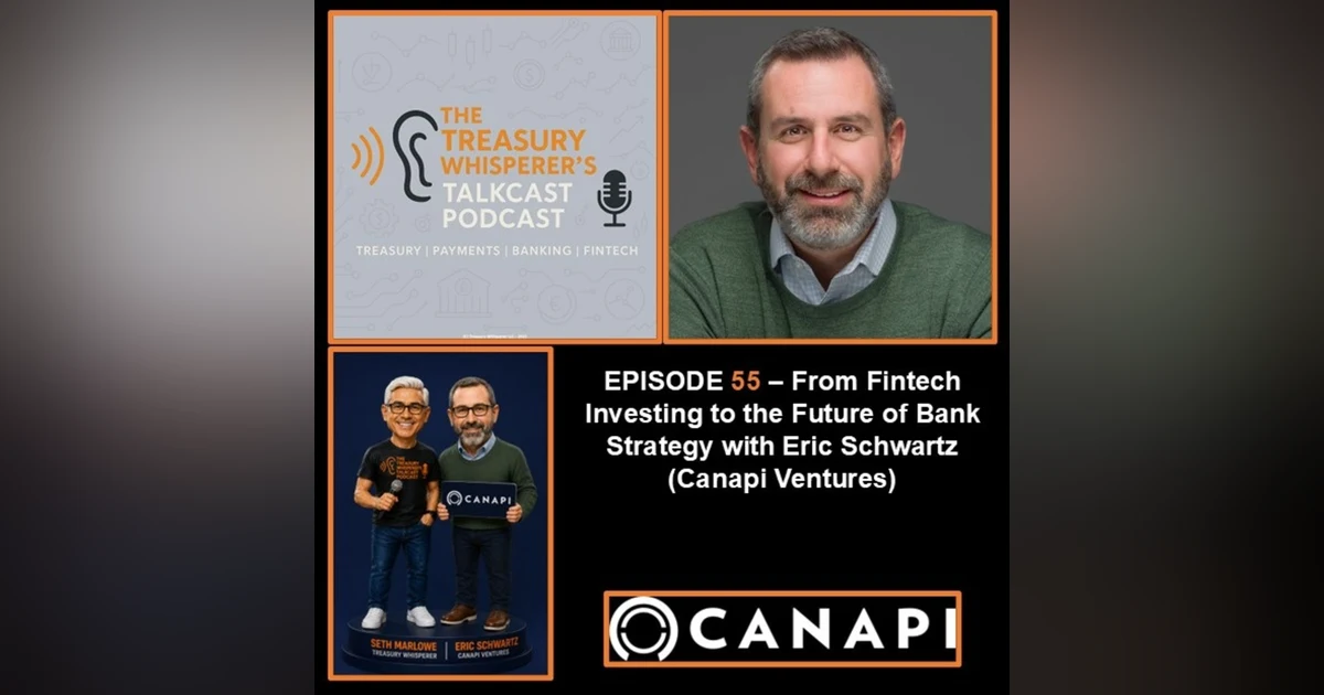 Episode 55 - From Fintech Investing to the Future of Bank Strategy with Eric Schwartz (Canapi Ventures)