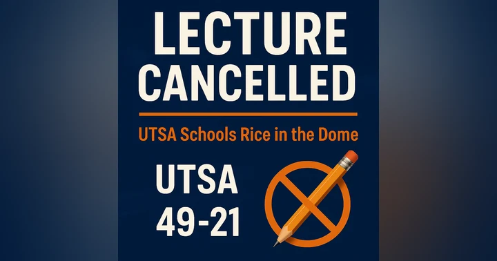image for Lecture Cancelled: UTSA Schools Rice in the Dome