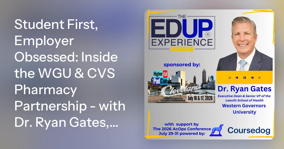 Student First, Employer Obsessed: Inside the WGU & CVS Pharmacy …