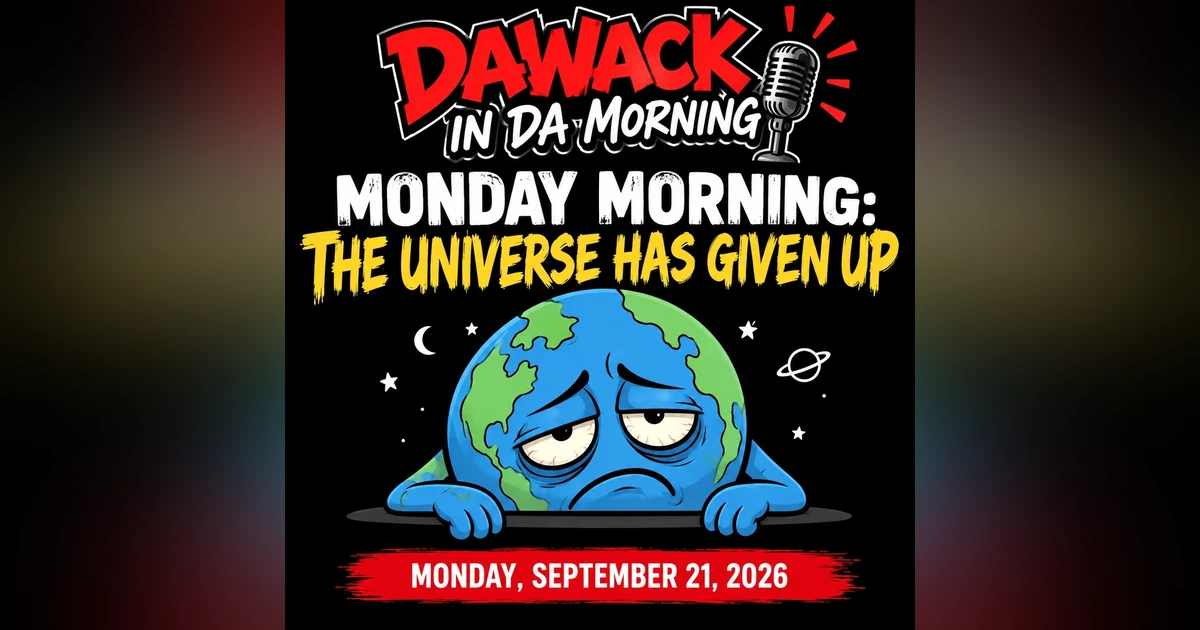 9 21 26 Monday Morning - The Universe Has Given Up