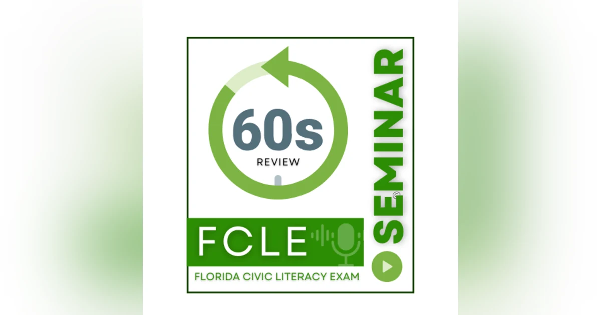 5 Strategies to Conquer Test Anxiety for the FCLE | Florida Civic Literacy Exam Study Guide | 60 sec Reviews