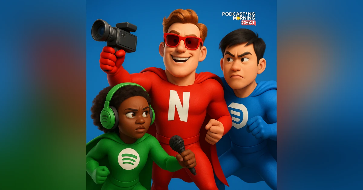 294 - Netflix Eyes Podcasts, Descript Enhances AI & Spotify Boasts $100M Payouts