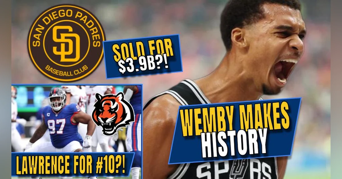 10 Years of Craft Brewed Sports 🍻 | Padres $3.9B Sale | Bengals Trade?! | Wemby Wins DPOY