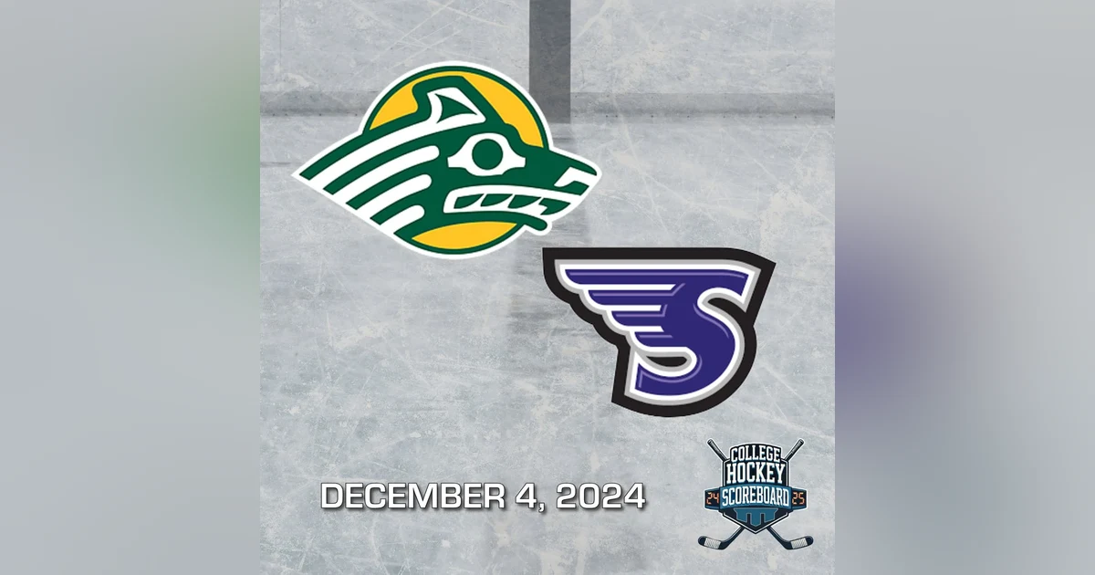 Anchorage stops Stonehill; BC men top UConn in OT; BC women, Northeastern prevail in Hockey East - CHS 12-4-24