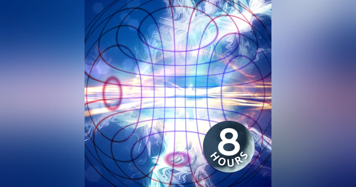 Quantum White Noise 8 Hours | Sci Fi Sounds Chill Background for Studying, Homework, Test Prep