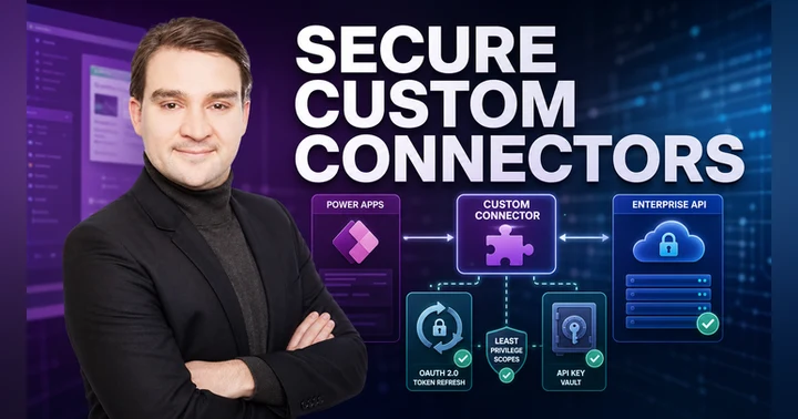 image for Mastering OAuth 2.0 and API Keys in Power Apps Custom Connectors