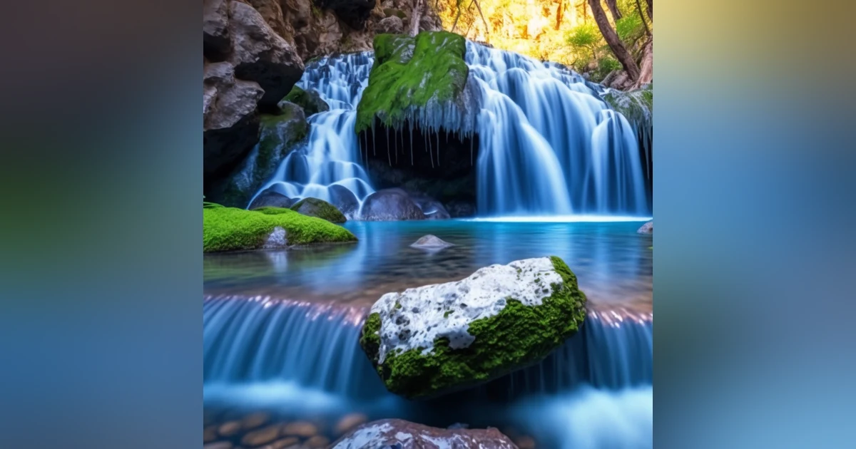 Small Waterfall - 8Hours for Sleep, Meditation, & Relaxation
