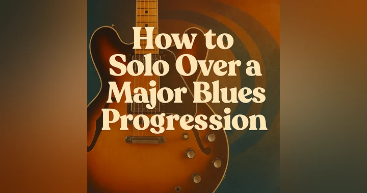 image for How to Solo Over a Major Blues Progression