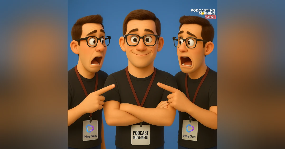359 - Digital Twins by Hey Gen, New Gemini Video Features, & Podcast Movement Recap