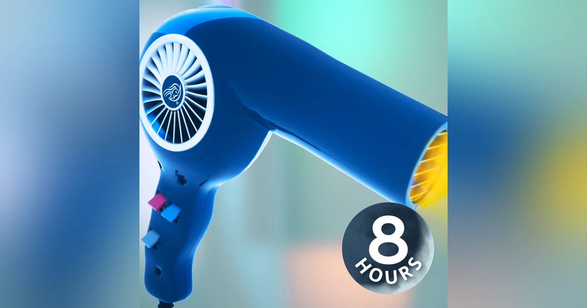 Hair Dryer Sleep Sounds | 8 Hour White Noise