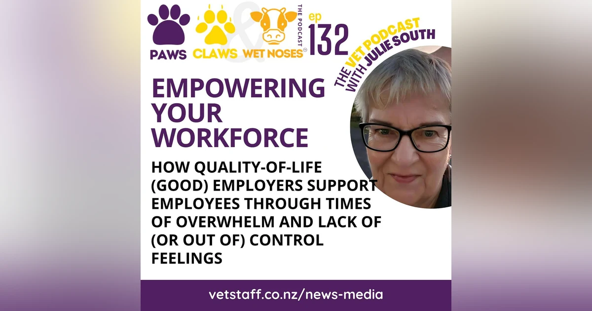 Empowering Your Workforce: How a Quality-of-Life Employer Supports Employees Through Times of Overwhelm and Lack of Control - ep 132
