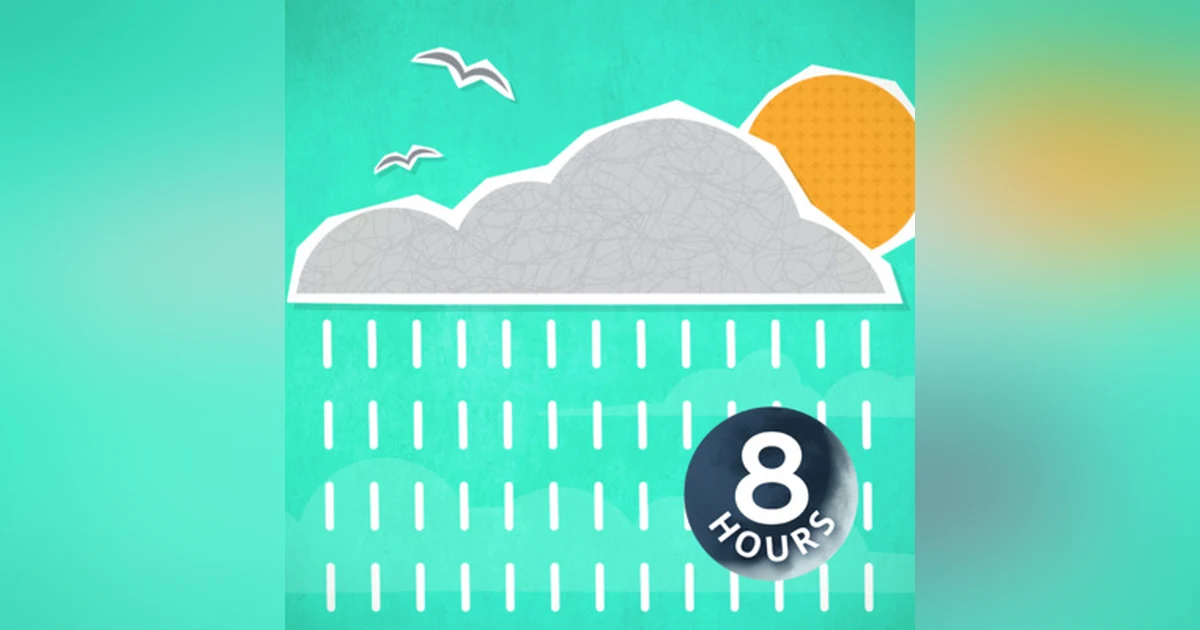 Spring Rain Sounds for Sleeping | Rainstorm White Noise (8 Hours)