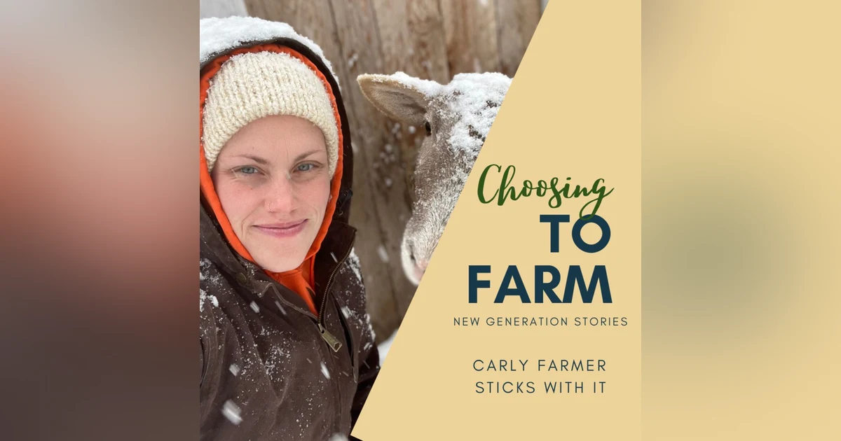Carly Farmer Sticks With It