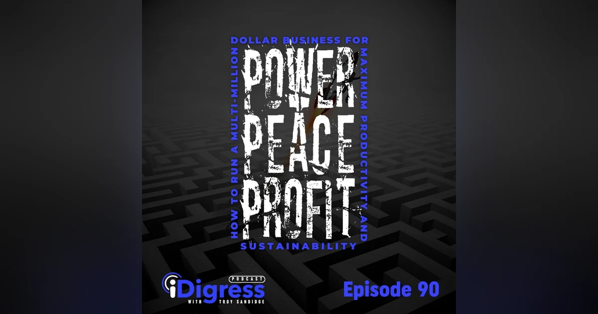 90. Power, Peace, & Profit: How To Run A MultiMillion Dollar Business For Maximum Productivity & Sustainability.