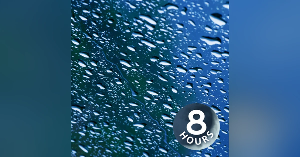 Rain Sounds 8 hours | Heavy Rainfall White Noise for Sleep or Focus