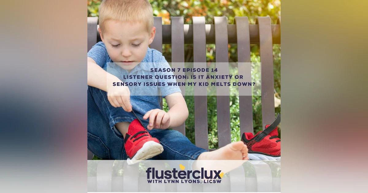 Listener Question: Is It Anxiety Or Sensory Issues When My Kid Melts Down?