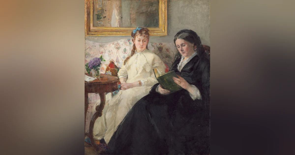 The Mother and Sister of the Artist by Berthe Morisot