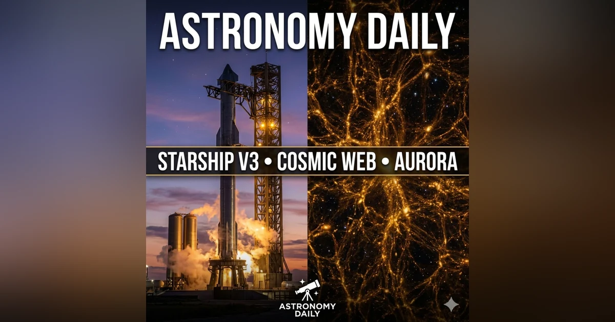 Starship V3 Has a Launch Date + Psyche's Mars Flyby + JWST Cosmic Web