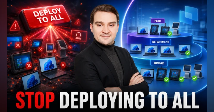 image for Why 'Deploy to All' is Destroying Your Intune Zero-Touch Rollouts