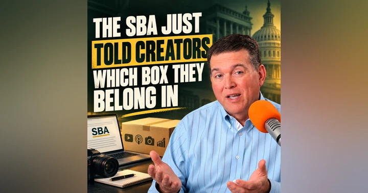 image for The SBA Just Recognized Creators as Real Businesses. Here's What That Means for Your Money.
