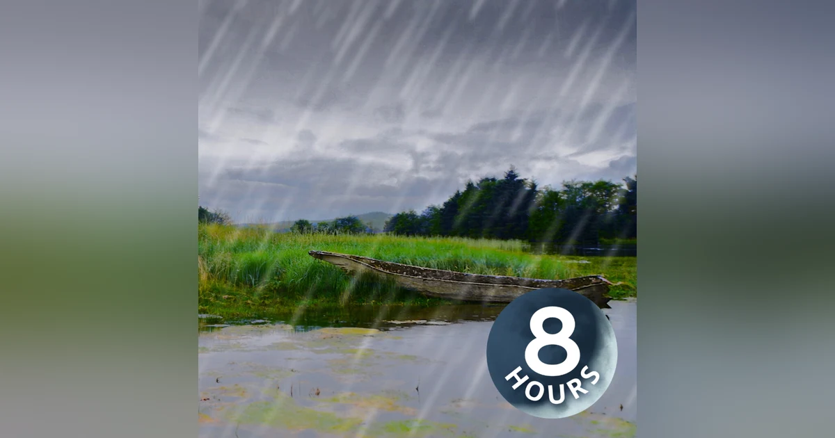 Rain Noise + Soothing Water Sounds for Sleep and Relaxation 8 Hours
