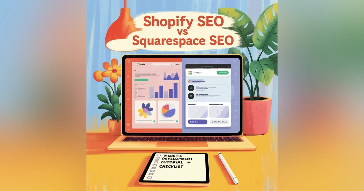 Shopify SEO Vs Squarespace SEO Comparisons: Website Development Tutorial, FAQ + Checklist with Favour Obasi-ike