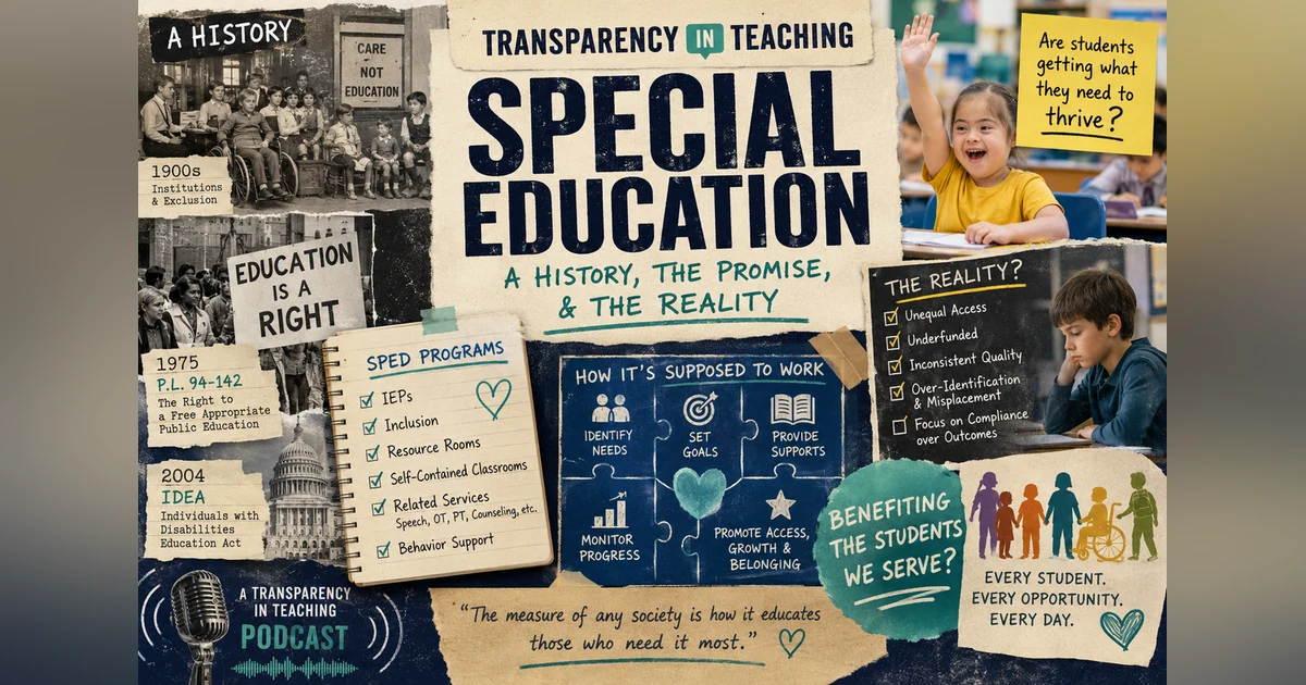 From Institutions to IDEA: The Real History of Special Education"