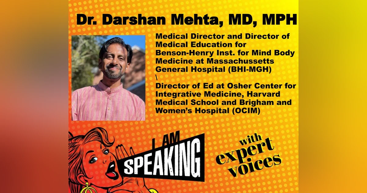 We Are Speaking w/ Dr.Darshan Mehta