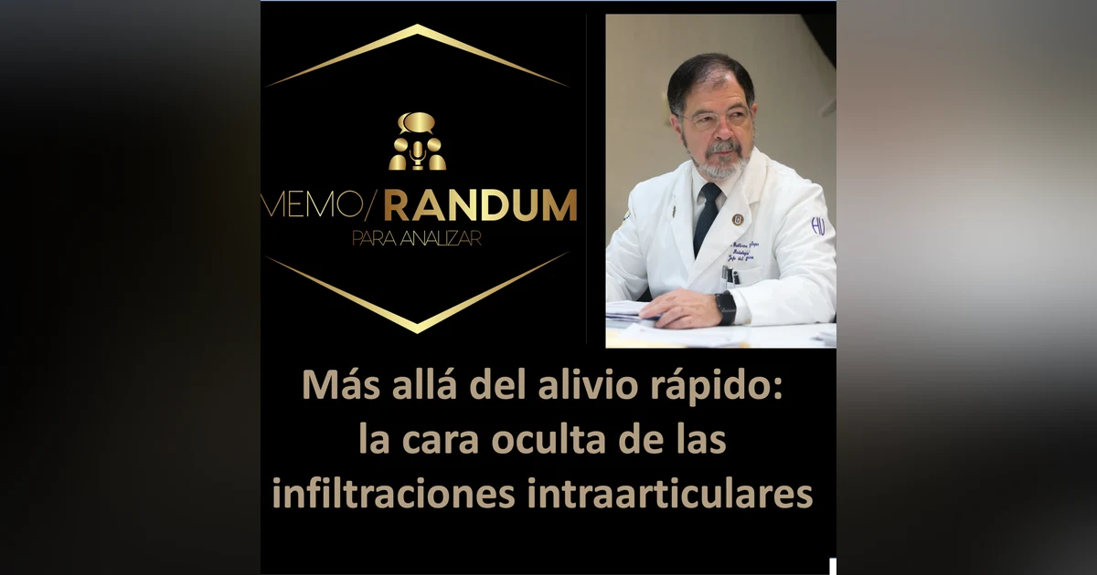 Más allá del alivio rápido: la cara oculta de las infiltraciones intraarticulares