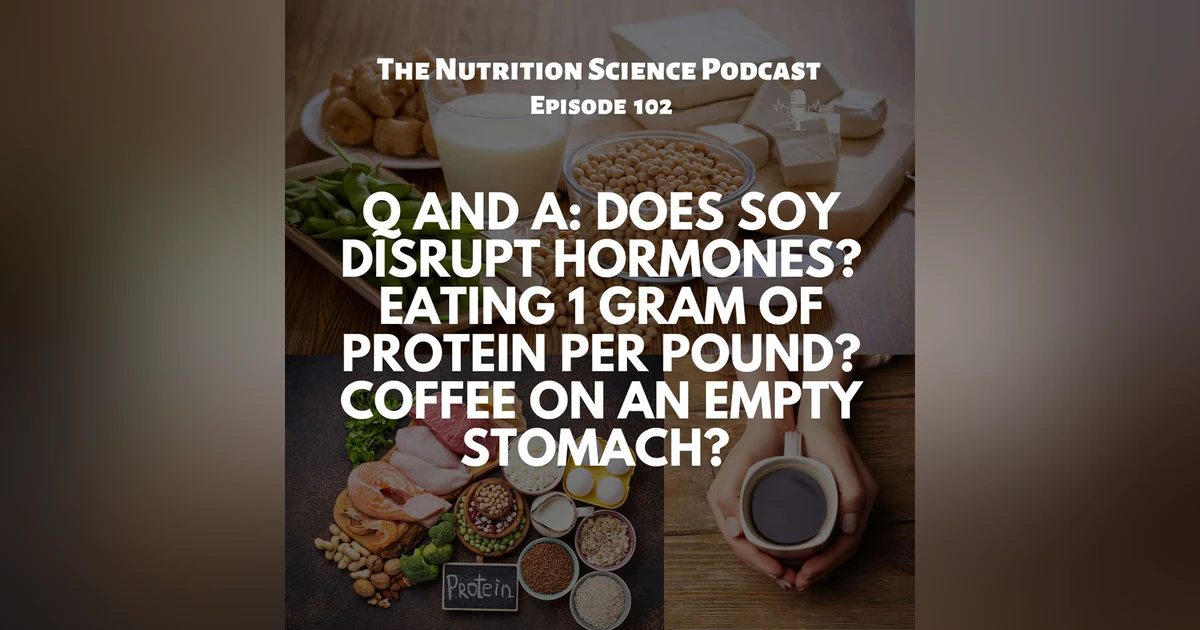 Q and A: Does Soy Disrupt Hormones? Eating 1 Gram of Protein Per Pound? Coffee on an Empty Stomach?